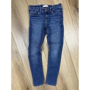 Levi's 710 Super Skinny Jeans Youth 8 Blue Medium Wash Stretch Denim Kids